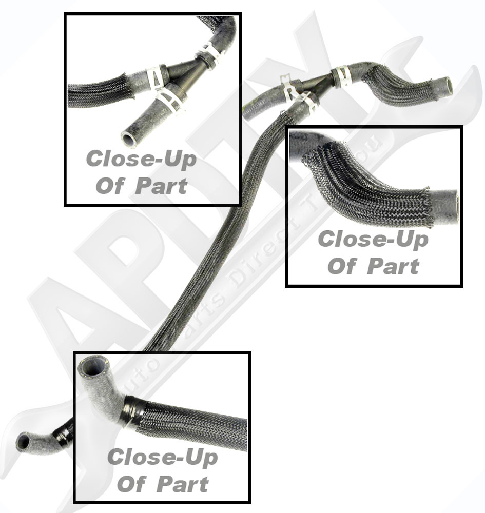 APDTY 737215 Heater Hose Branched Assembly Fits 2005 Chevy Equinox 3.4L