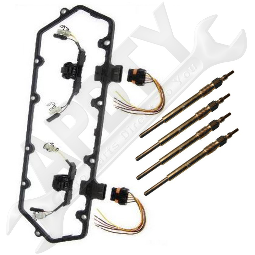 19941997 Powerstroke 7.3L Glow Plug (4) Kit Valve Cover Gasket, UVC